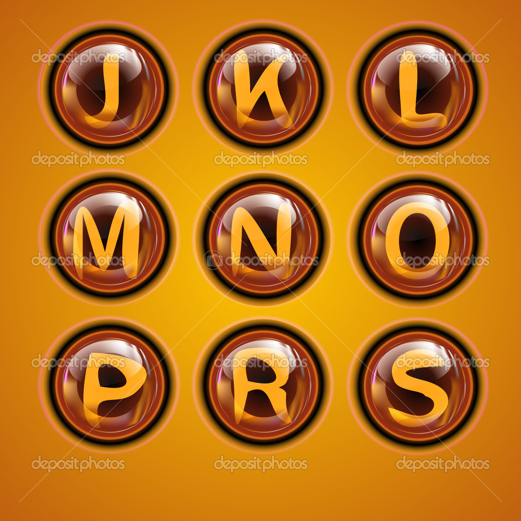 Gold letters, vector, education