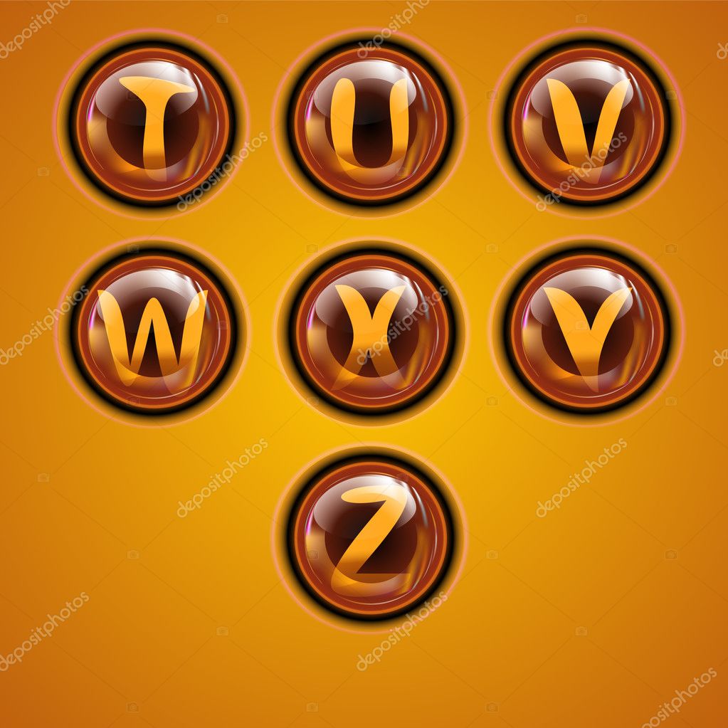 Gold letters, vector, education