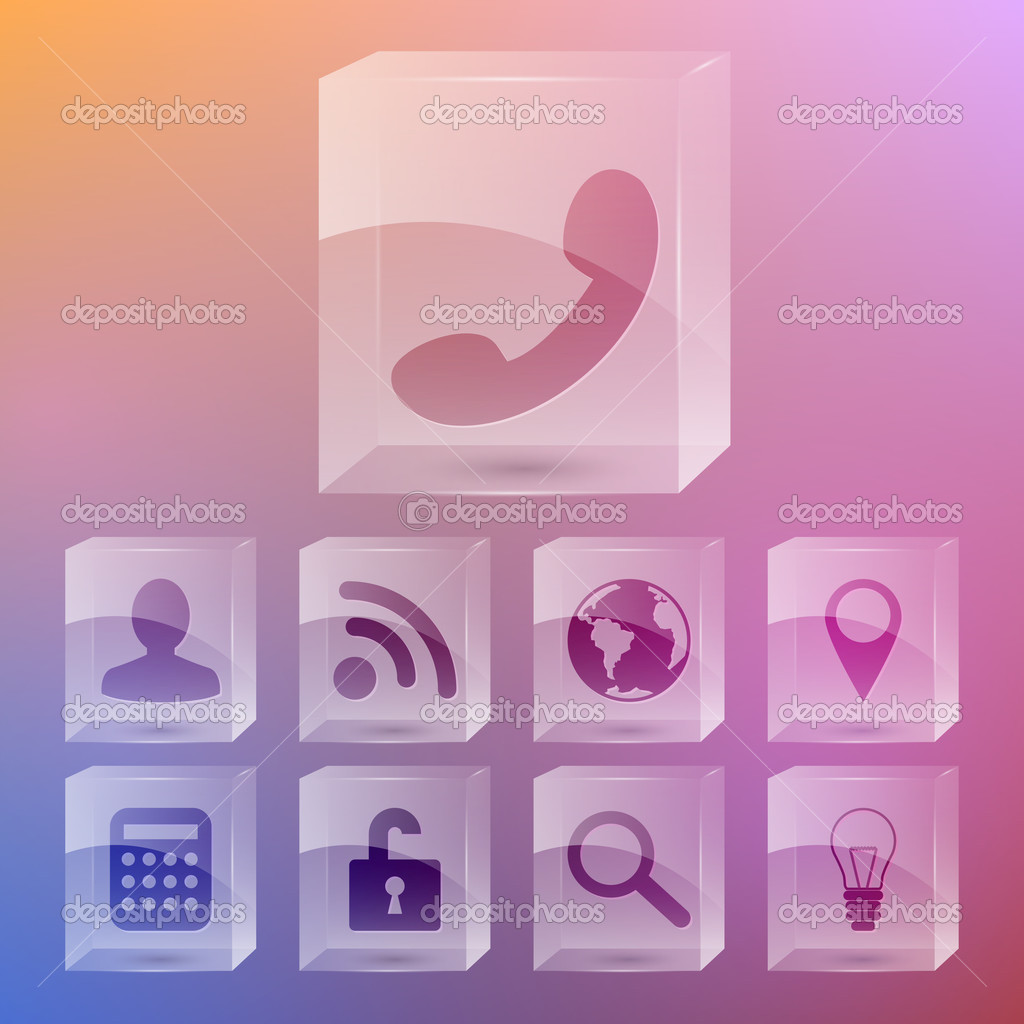 Phone icons  vector illustration