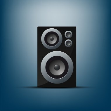 musical speaker vector illustration clipart