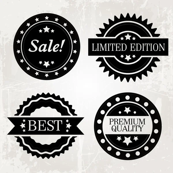 Set Vector Labels — Stock Vector