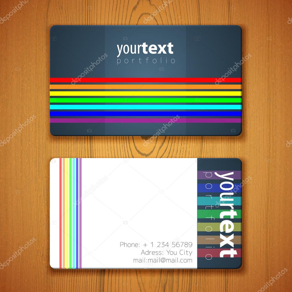 Business Card Template vector  illustration 