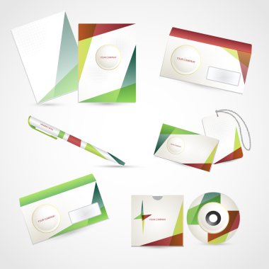 Selected Corporate Templates. Vector Illustration. clipart