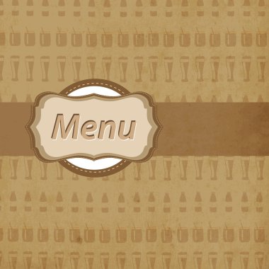 Restoran Menü tasarım kartı