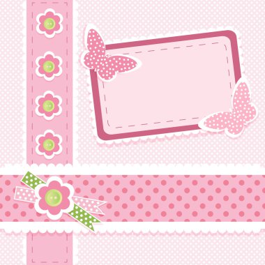 Vector floral arka plan tasarımı