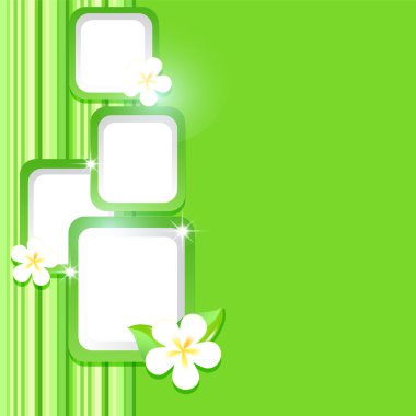 Vector floral arka plan tasarımı