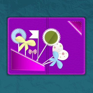 Vintage çerçevelerin vektör kümesi