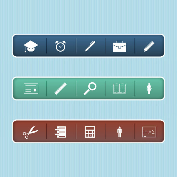 Vector web elements. vector illustration 