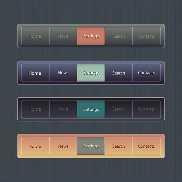 Eléments Vectoriels Web Illustration Vectorielle — Image vectorielle