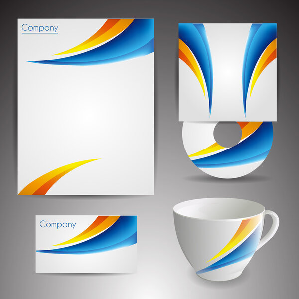 Selected Corporate Templates. Vector Illustration.