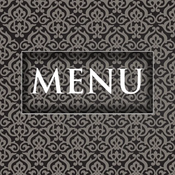 Carte Conception Menu Restaurant — Image vectorielle