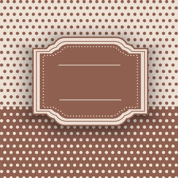 Vintage Frame Vector Illustration — Stock Vector