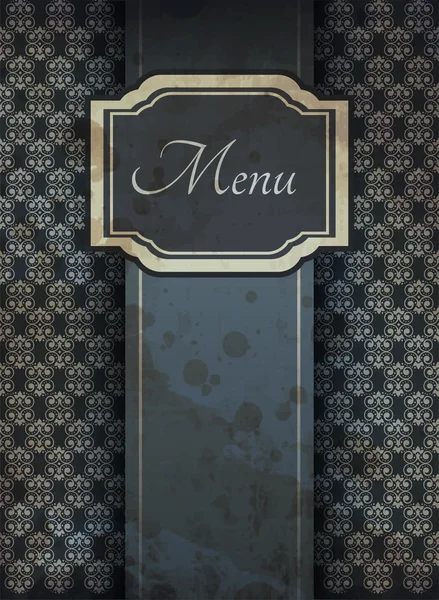 Illustration Élément Graphique Rétro Pour Menu — Image vectorielle