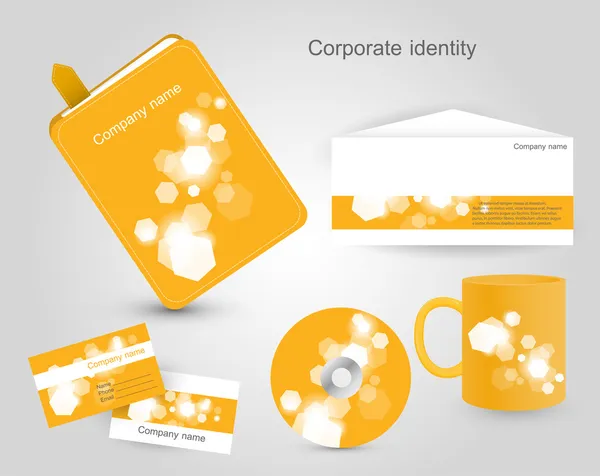 Corporate Identity Vektorillustration — Stockvektor