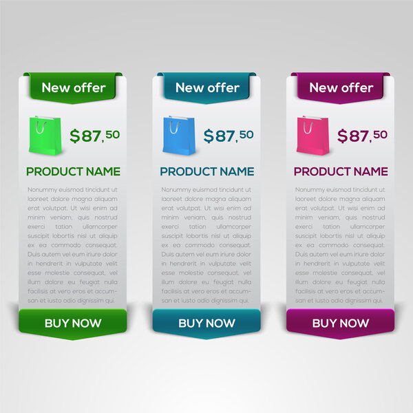 New offer banner, vector illustration 