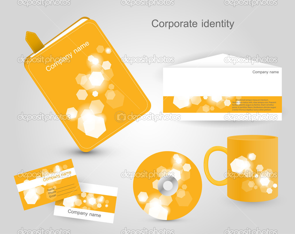 Corporate identity, vector illustration 
