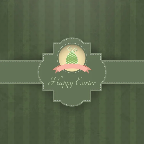 Vintage Background Happy Easter — Stock Vector