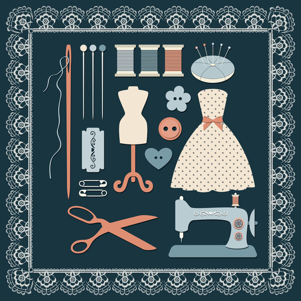 Craft icons - Sewing Icons for sewing, crafts