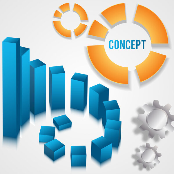 Vector 3d diagrams and gears
