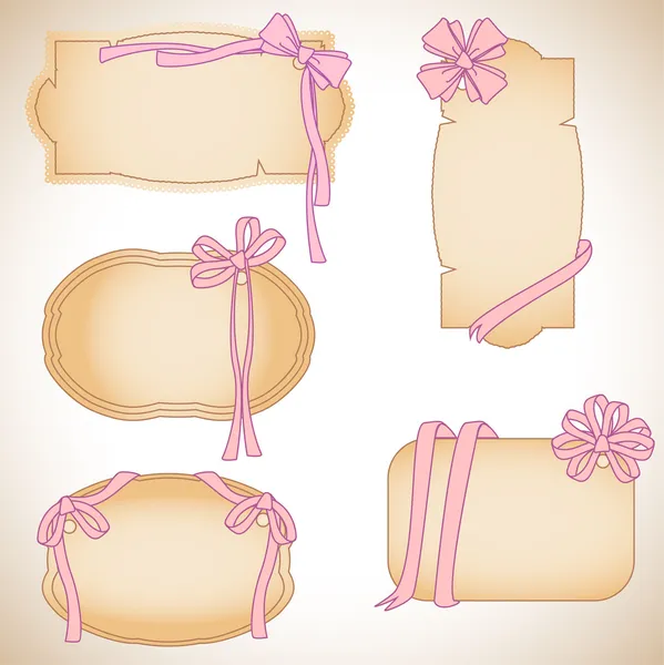 Scrapbook Template Vector Illustration Stock Vector