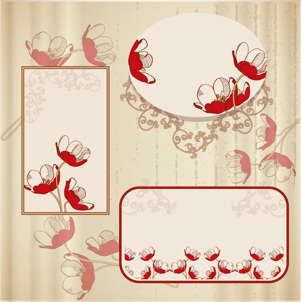 Scrapbook Template Vector Illustration Stock Illustration