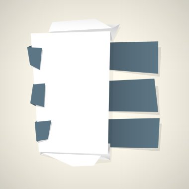 Soyut origami arka plan vektör çizim
