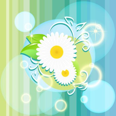 Vector floral arka plan tasarımı