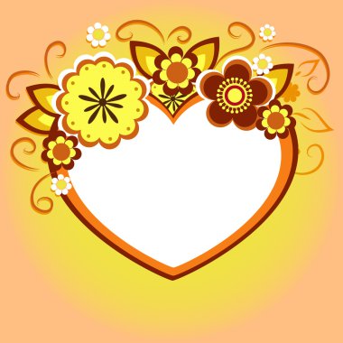 Vector floral arka plan tasarımı