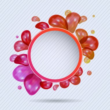 Vector floral arka plan tasarımı