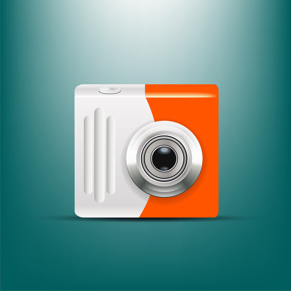 Camera Icon. Vector illustration