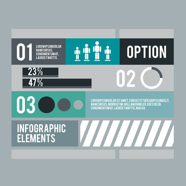 Business infographic elements vector illustration