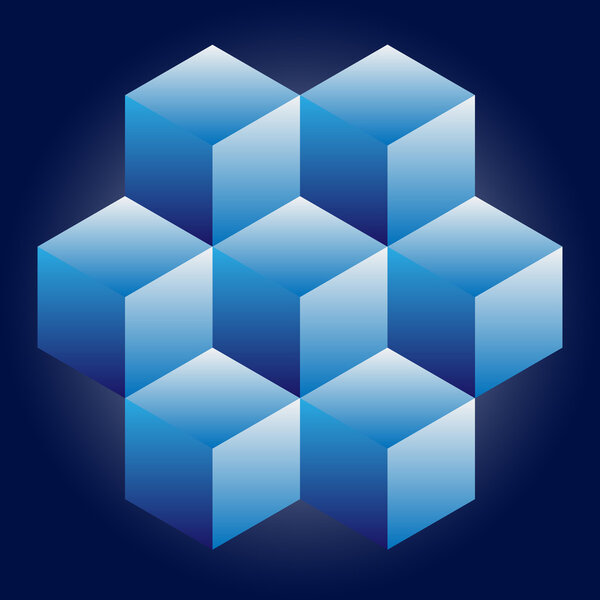 Геометрическая векторная иллюстрация
