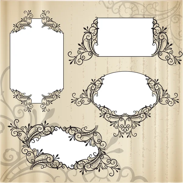 Vintage Frame Vector Illustration — Stockvektor