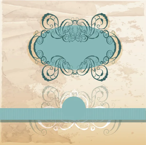 Vintage Frame Vector Illustration — Stock Vector