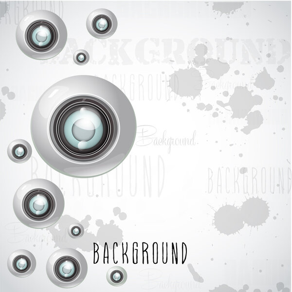 camera lens background vector illustration