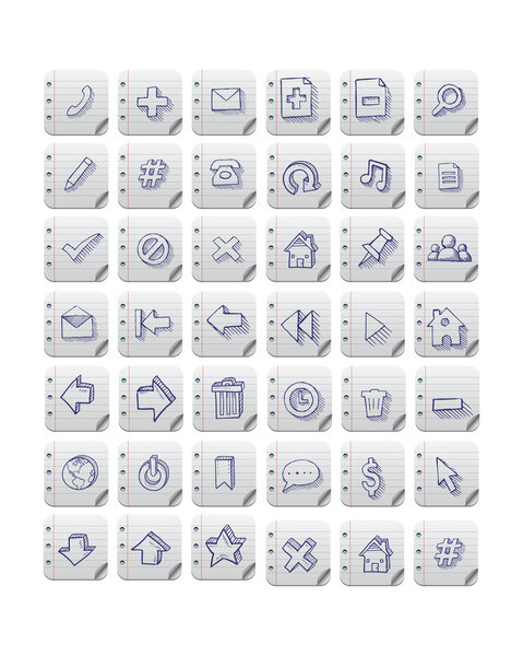 векторный набор иконок