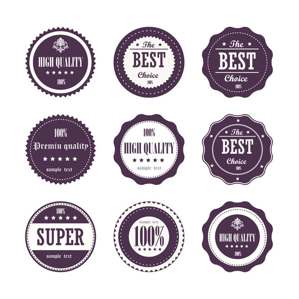 Collection of Vintage High Quality labels