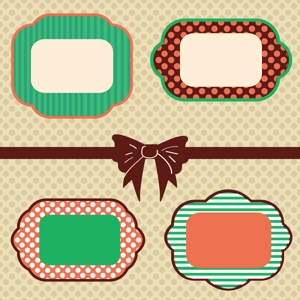 Vintage frame vector illustration