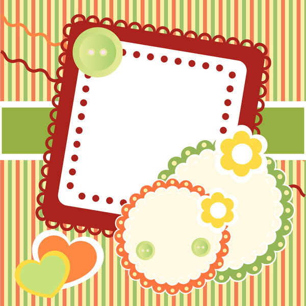 Векторный цветочный фон
