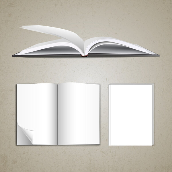 Blank pages inside of notebook