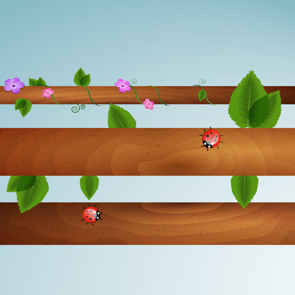 Векторный цветочный фон
