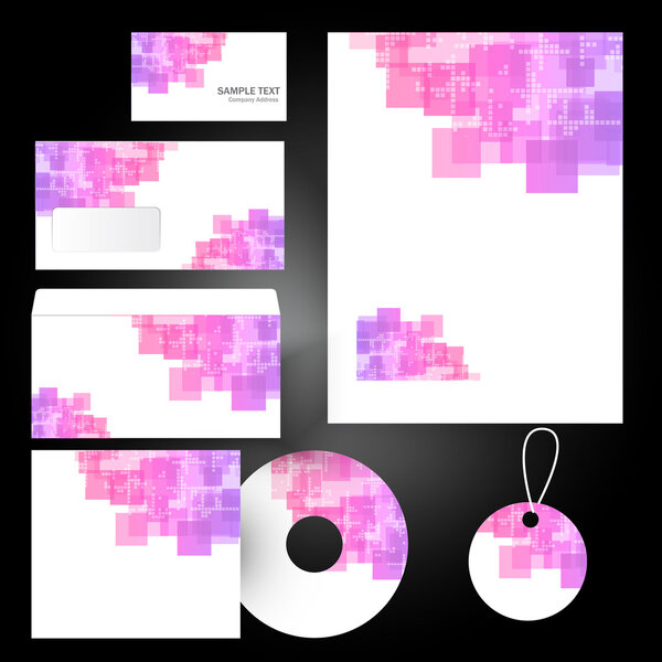 Selected Corporate Templates. vector illustration