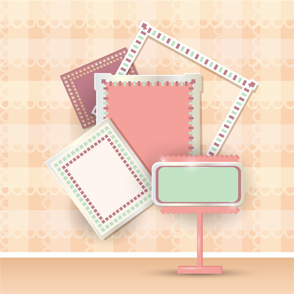 elegant card vector illustration