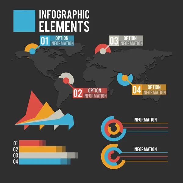 Επιχείρηση Infographic Στοιχεία Διανυσματικά Εικονογράφηση Εικονογράφηση Αρχείου