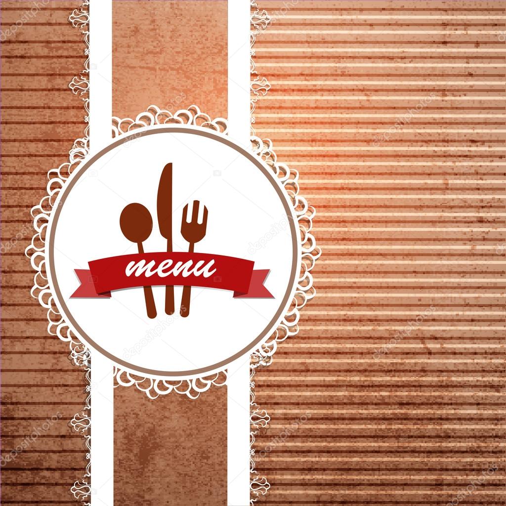 Restaurant Menu Design Card Stock Vector Image by ©ClassyCatStudio ...