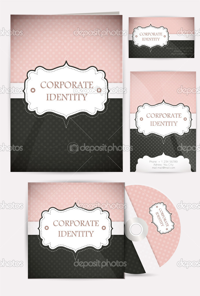 Selected Corporate Templates vector illustration