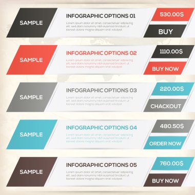 Elements of infographics, vector illustration clipart