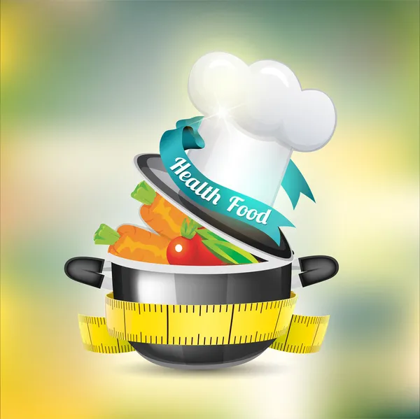 Health Food Icon Vectorillustratie — Stockvector