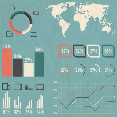 Infographic öğeleri kümesi