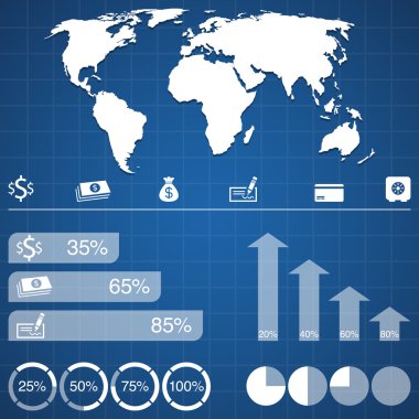 Infographic öğeleri kümesi